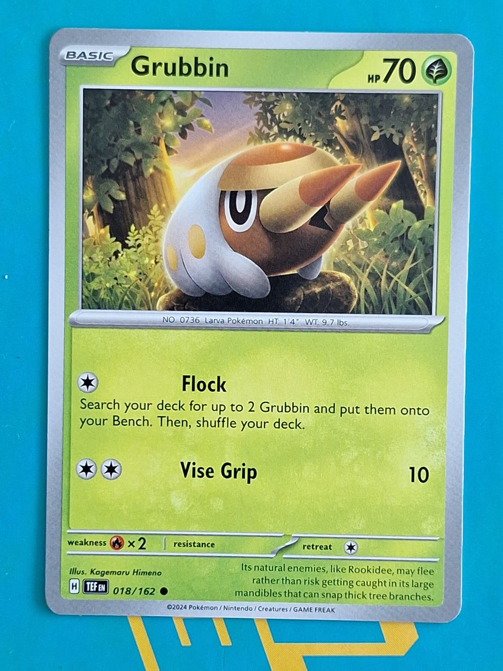 Pokémon Carte collezionabili: Grubbin - Temporal Forces Pokemon - #7.1 – Usato da Altstätten SG venduto da GGsGameshop