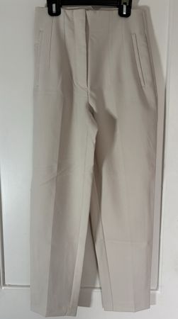Beige Zara Hose