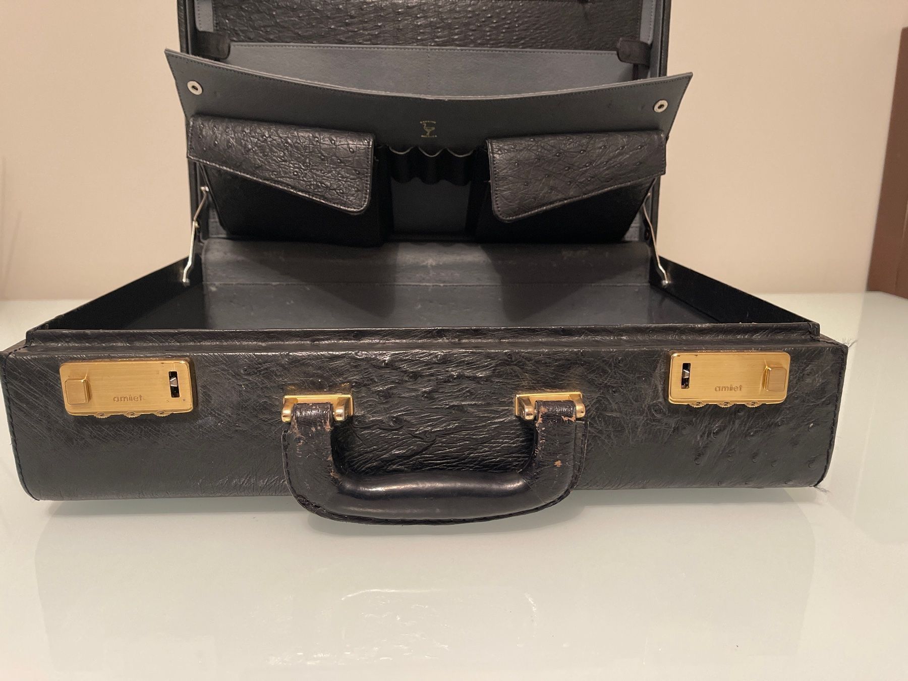Koffer & Taschen: Aktentasche in Straussenleder – Gebraucht aus Zürich von SWKA 7