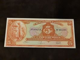 Haïti 5 Gourdes L.1919 ND (1967) Pick-192a GEM UNC
