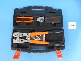 SET Crimpzange ( Presszange )  Kabelschuhe Drahtschneider