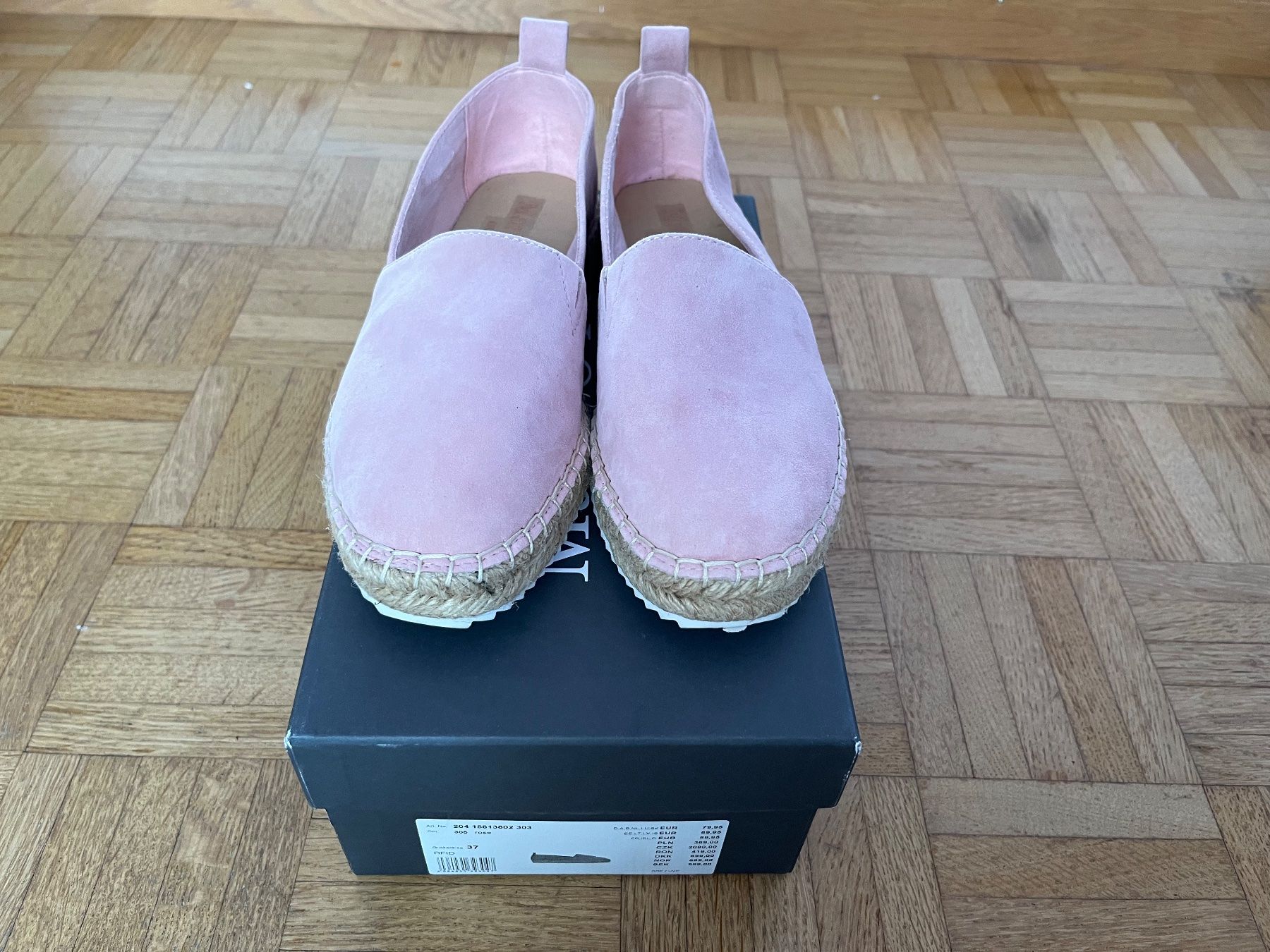 Marc O'Polo Scarpe da donna: Espadrilles Marc-O-Polo Grösse 37 rosa – Nuovo (secondo la descrizione) da Basel venduto da ros_xyp8 2