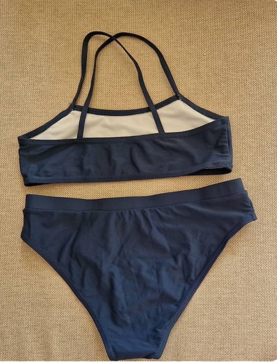 Badekleider & Bikinis: Bikini Gr.146/152 Dunkelblau mit Aufdruck – Neu (gemäss Beschreibung) aus Appenzell von Top_Top 1
