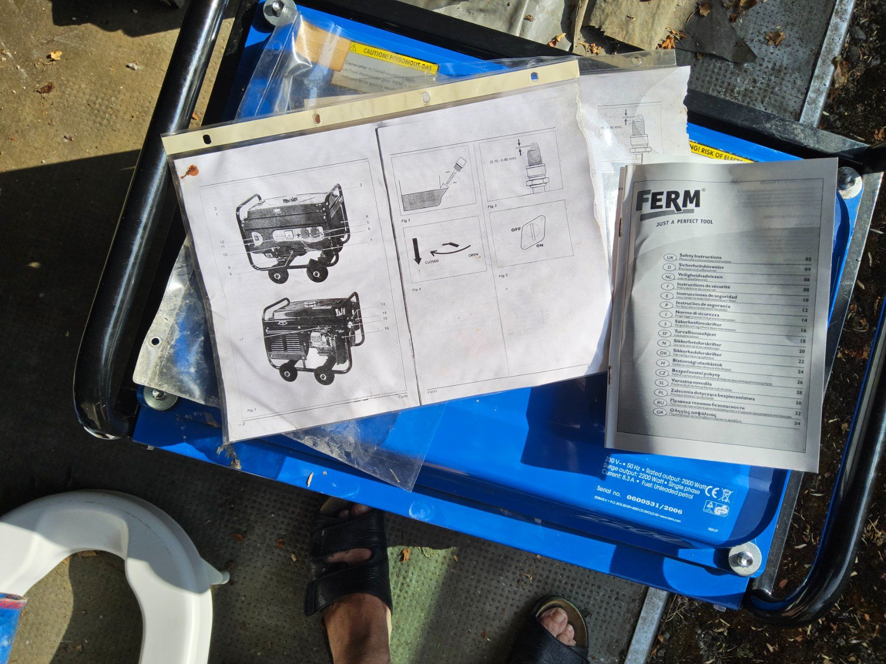 Generatori di corrente: Generator FERM FGG-2000NW – Difettoso da Oberwil BL venduto da Interact 3