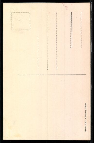 Cartoline postali: AK Einigen am Thunersee, Blick zum Kirchlein – Usato da Berlin venduto da bartko-reher 1