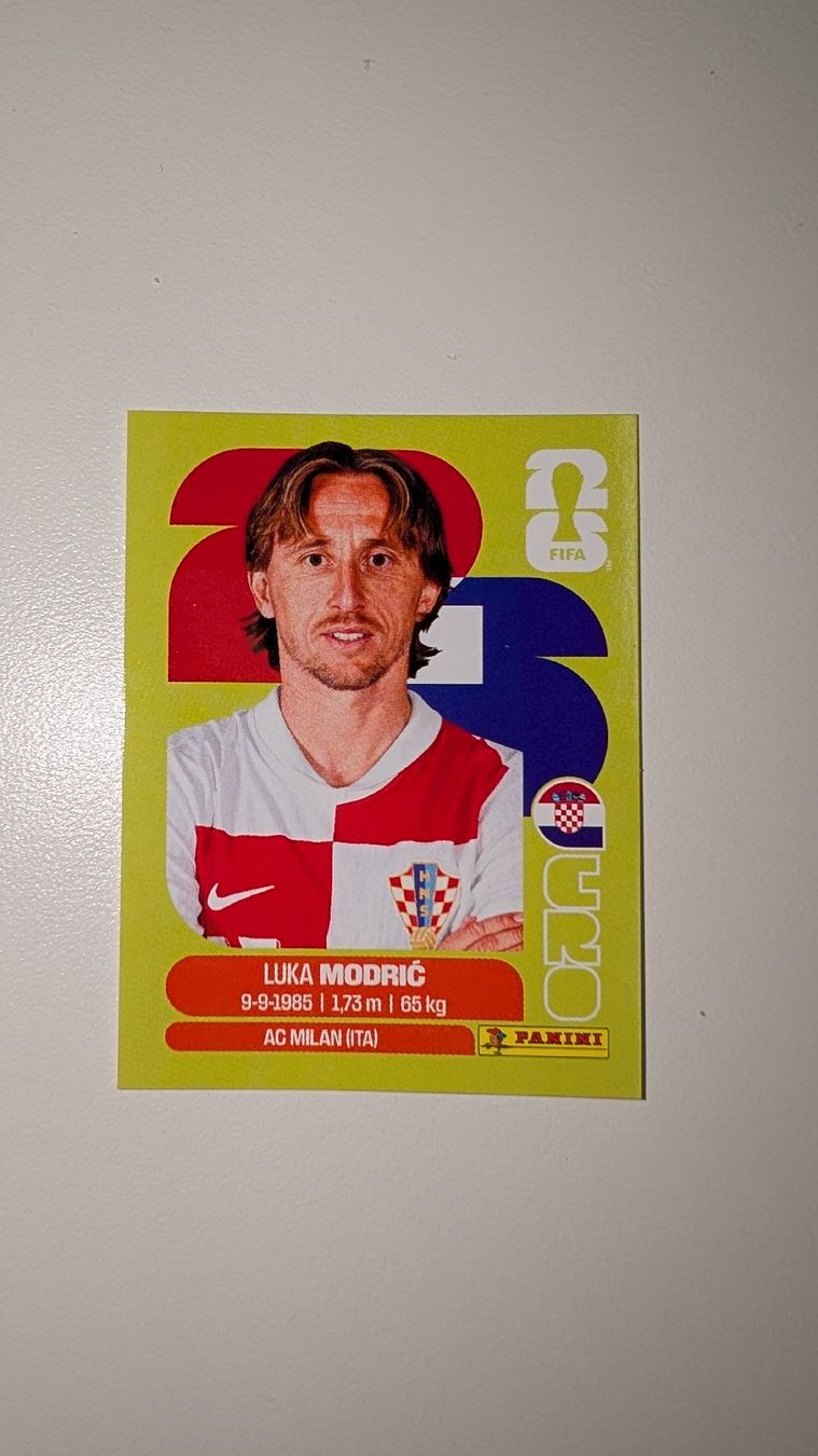 Panini Cartes à collectionner: Luka Modric WM 2026 CRO9 Panini – Neuf avec emballage d'origine à Zürich par iva_tfq5