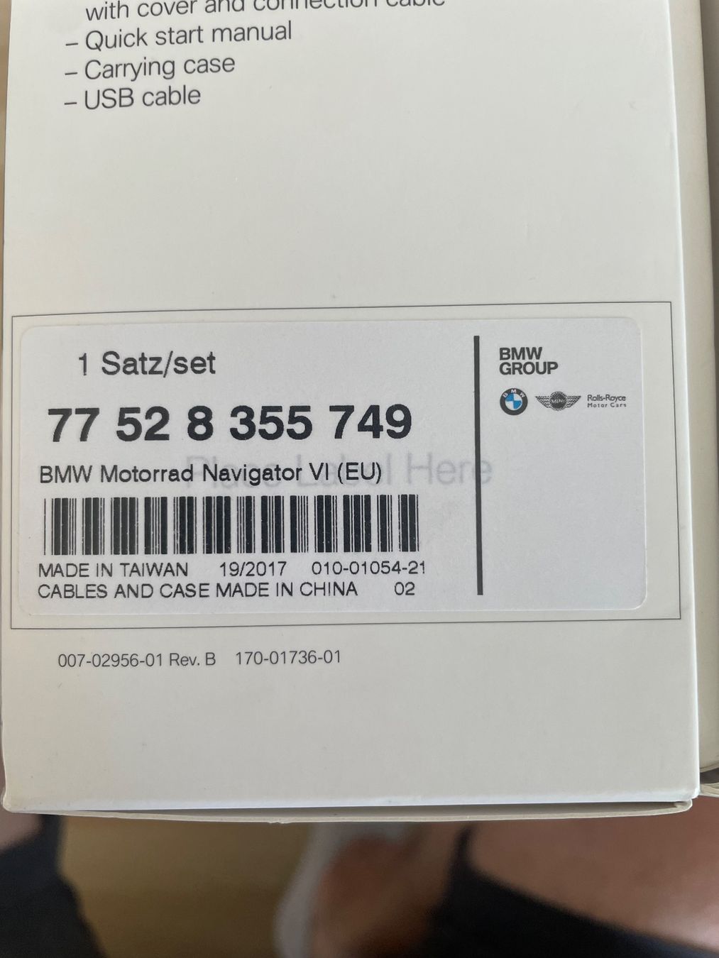 Garmin Navigatori: BMW Motorrad Navigator VI – Usato da Balgach venduto da Mize78 5