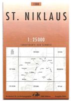 Swisstopo-Karte 1:25'000 1308 St.Niklaus