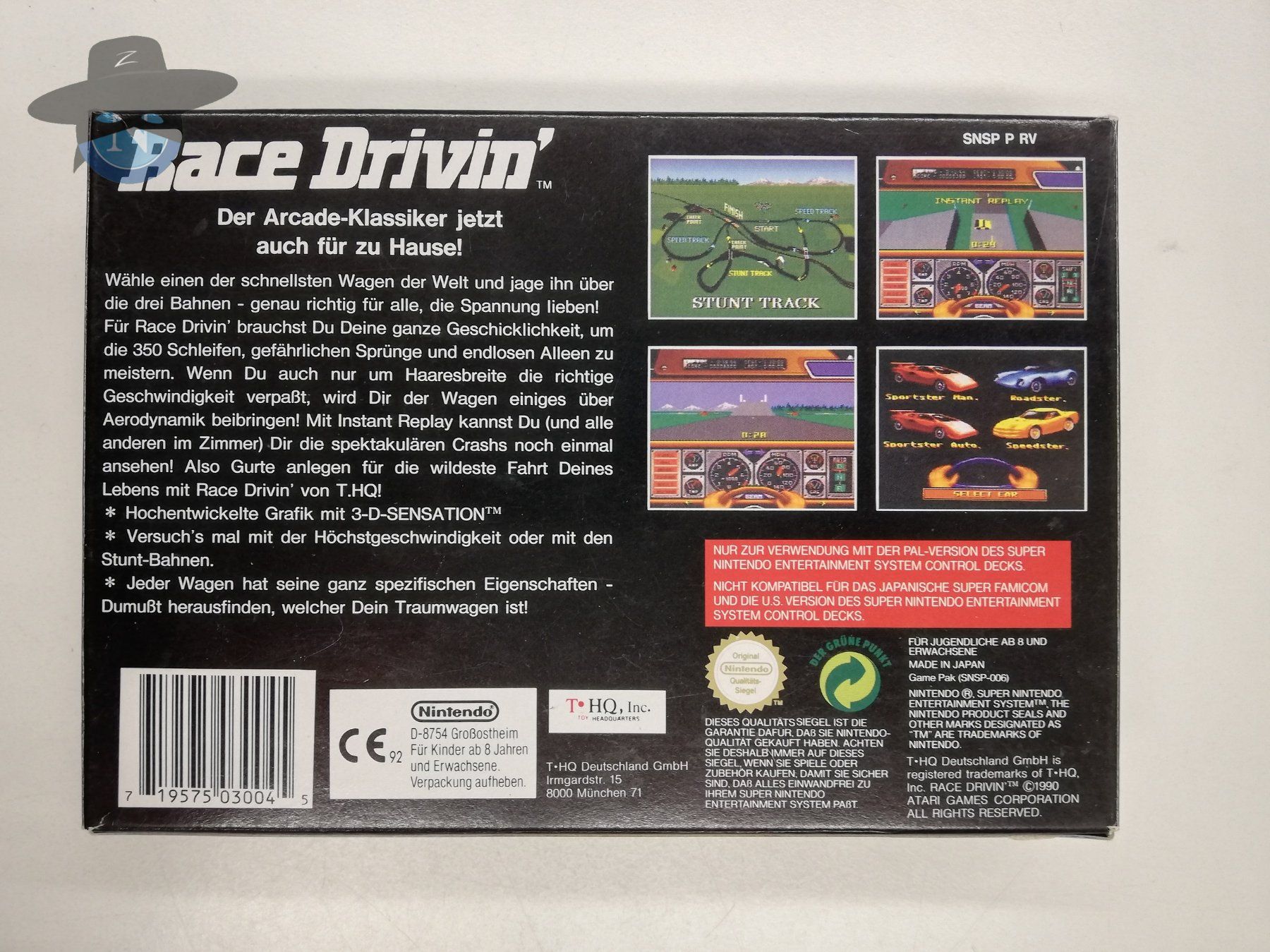 Nintendo Giochi: Race Drivin / Super Nintendo SNES – Usato da St. Gallen venduto da zorro_dc 1