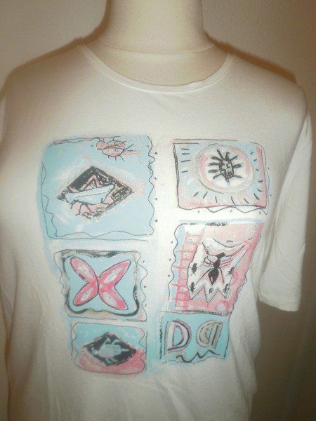 T-shirt: T-shirt blanc T. 48 – Nuovo (secondo la descrizione) da Marin-Epagnier venduto da Madja 1