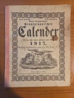 Neuer Gemeinnütziger Pennsylvanischer Calender“ 1917