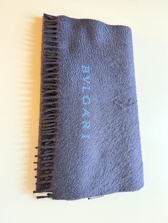 Écharpe Bulgari hiver cachemire douce - Magnifique état!