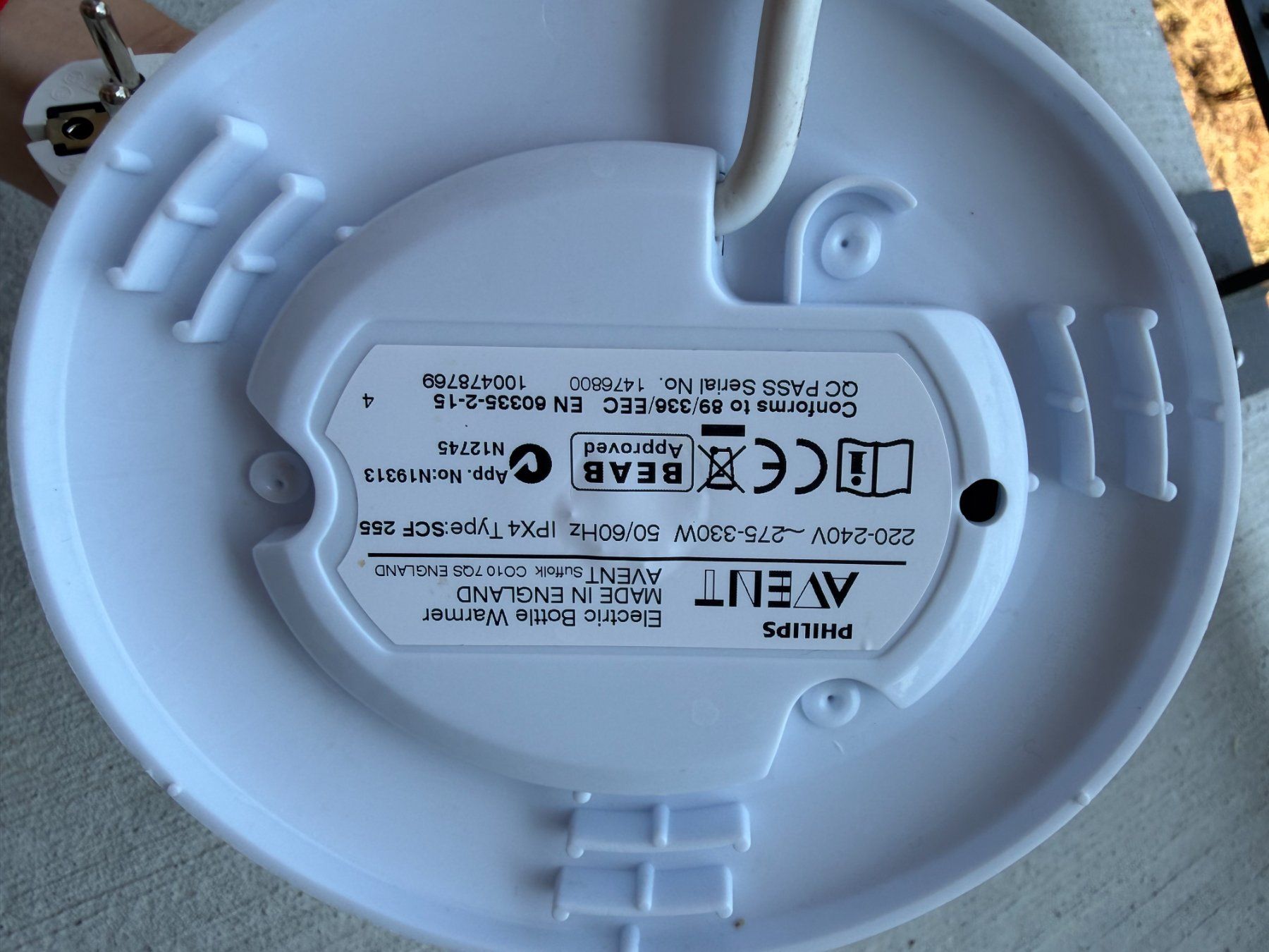 Avent Pasti del neonato: Philips Avent Flaschenwärmer weiss – Usato da Riehen venduto da ann_76jw 2