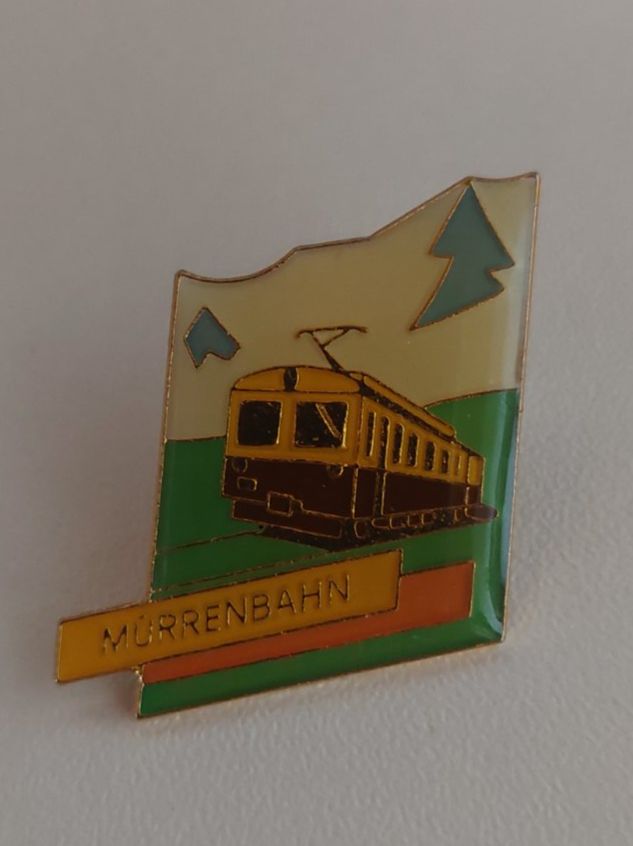 Placchette & Badge: Mürrenbahn Pin – Usato da Erlinsbach venduto da pfunky