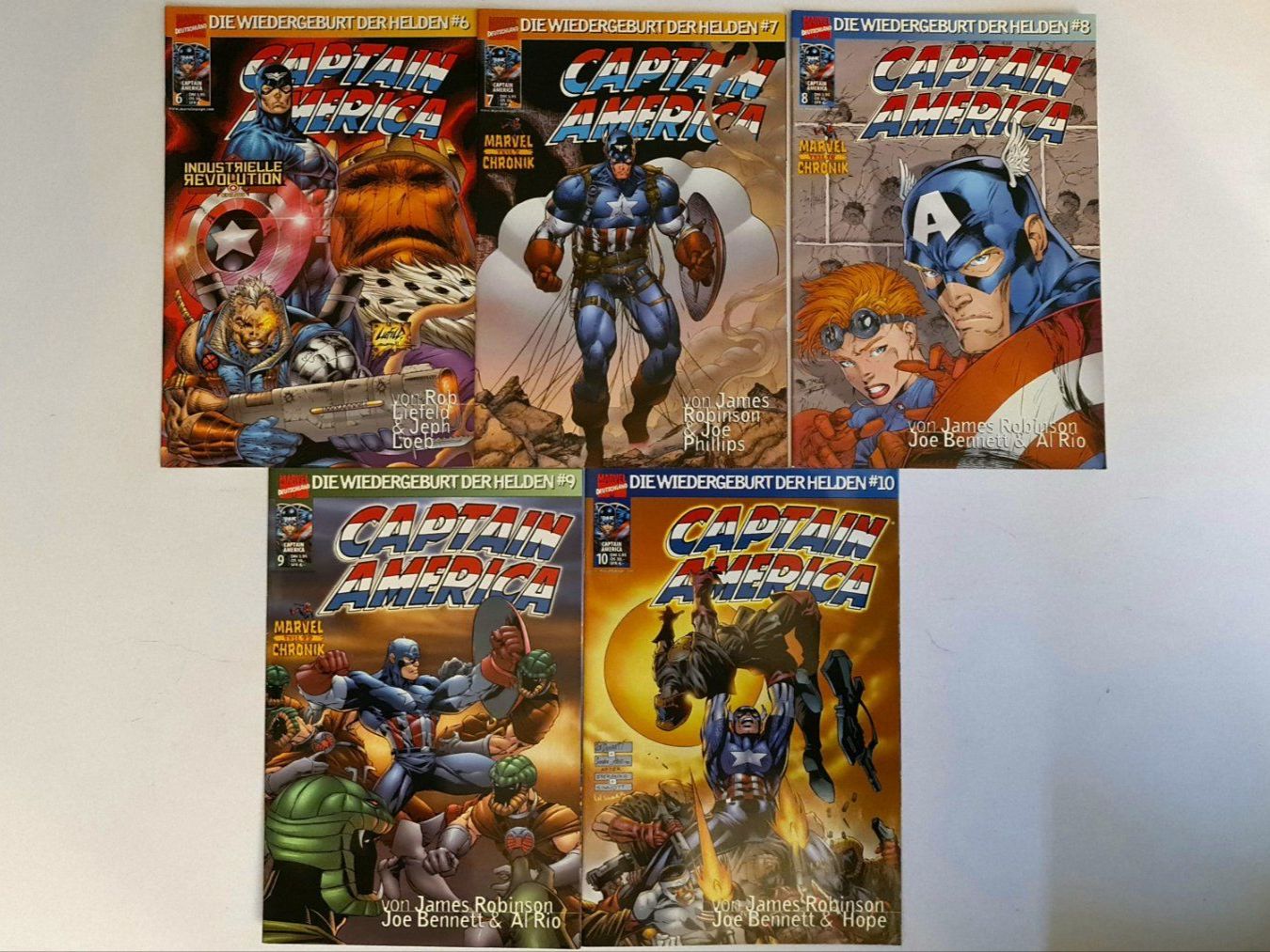 Fumetti: Captain America Comic Hefte 1-13, Marvel Deutschland – Usato da Aesch BL venduto da pri_fp8t 2