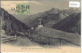 Les Alpes Bernoises, vues du Col de la Forclaz