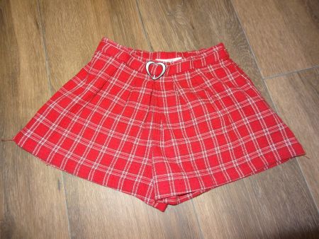 Short Zara rouge carreaux 5-6 ans taille 116