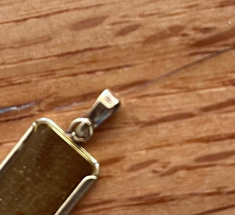 Echtgold Kette Damen 14K Gelbgold Engel-Anhänger 3D Massiv – Charm Mit Feinschliff, Made In USA Massiv Gold Anhänger Engel