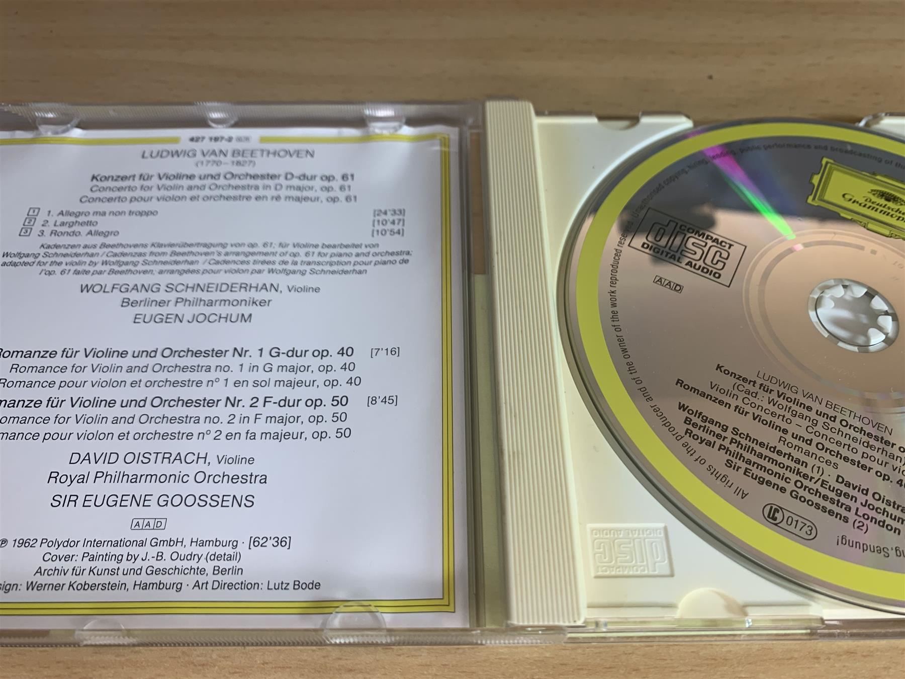 CDs: Beethoven - Violinkonzert/Romanzen Nr. 1 & 2 – Gebraucht aus Rikon im Tösstal von Alpenmutz 2