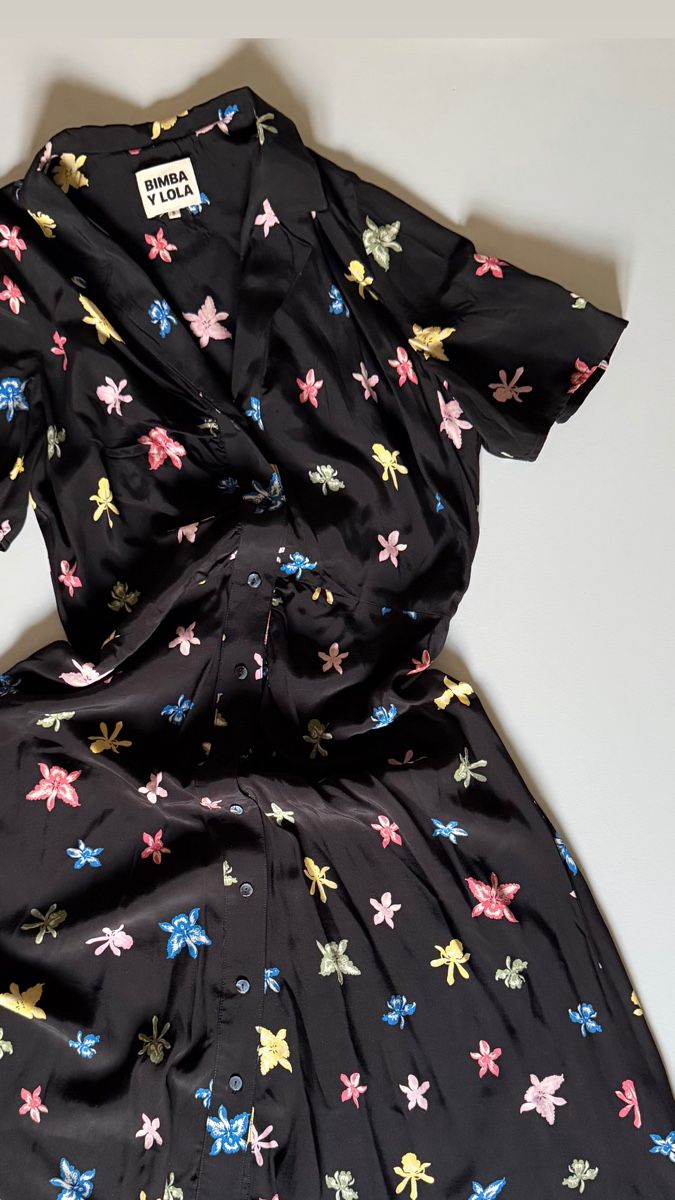 Kleider: BIMBA Y LOLA Blumenmuster schwarz Grösse S – Neu (gemäss Beschreibung) aus basel von j_4056 2