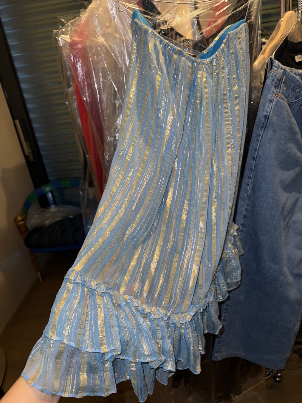 Vestiti: Jay Ahr blue  silk dress – Nuovo (secondo la descrizione) da Genève venduto da val_rp9x 2