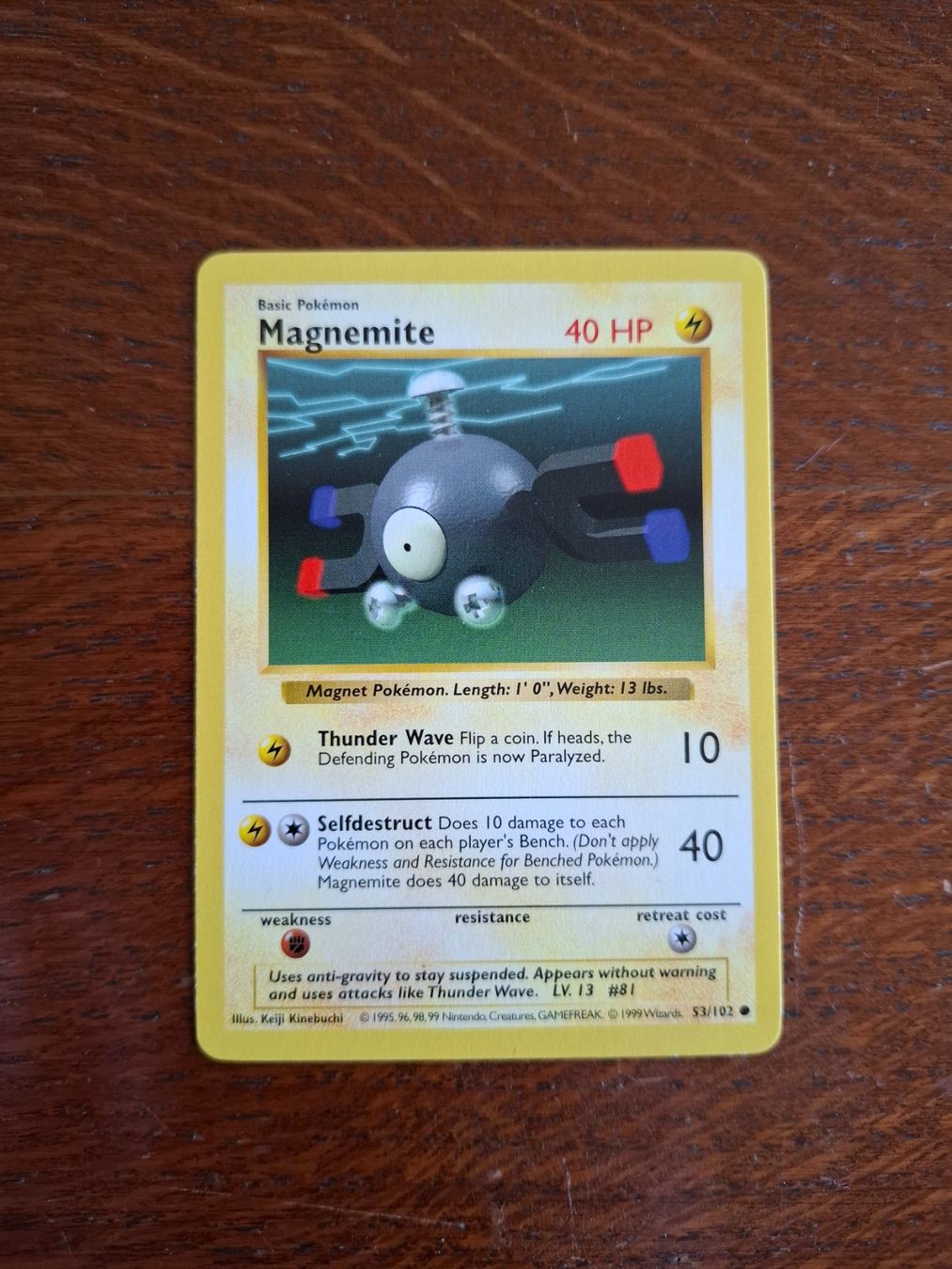 Pokémon Cartes à collectionner: Pokemon Magnemite Base Set Shadowless 53/102 – D'occasion à Giornico par ale_lc8k