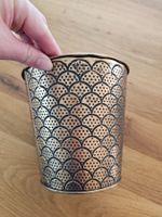 Blumentopf / Übertopf, Kupferfarben mit Orient-Muster