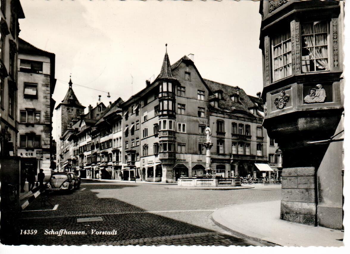 Ansichtskarten: Schaffhausen Vorstadt – Gebraucht aus Wolhusen von Curver9