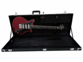 Harley Benton BM-75 Trans Red Deluxe E-Gitarre inkl. Koffer