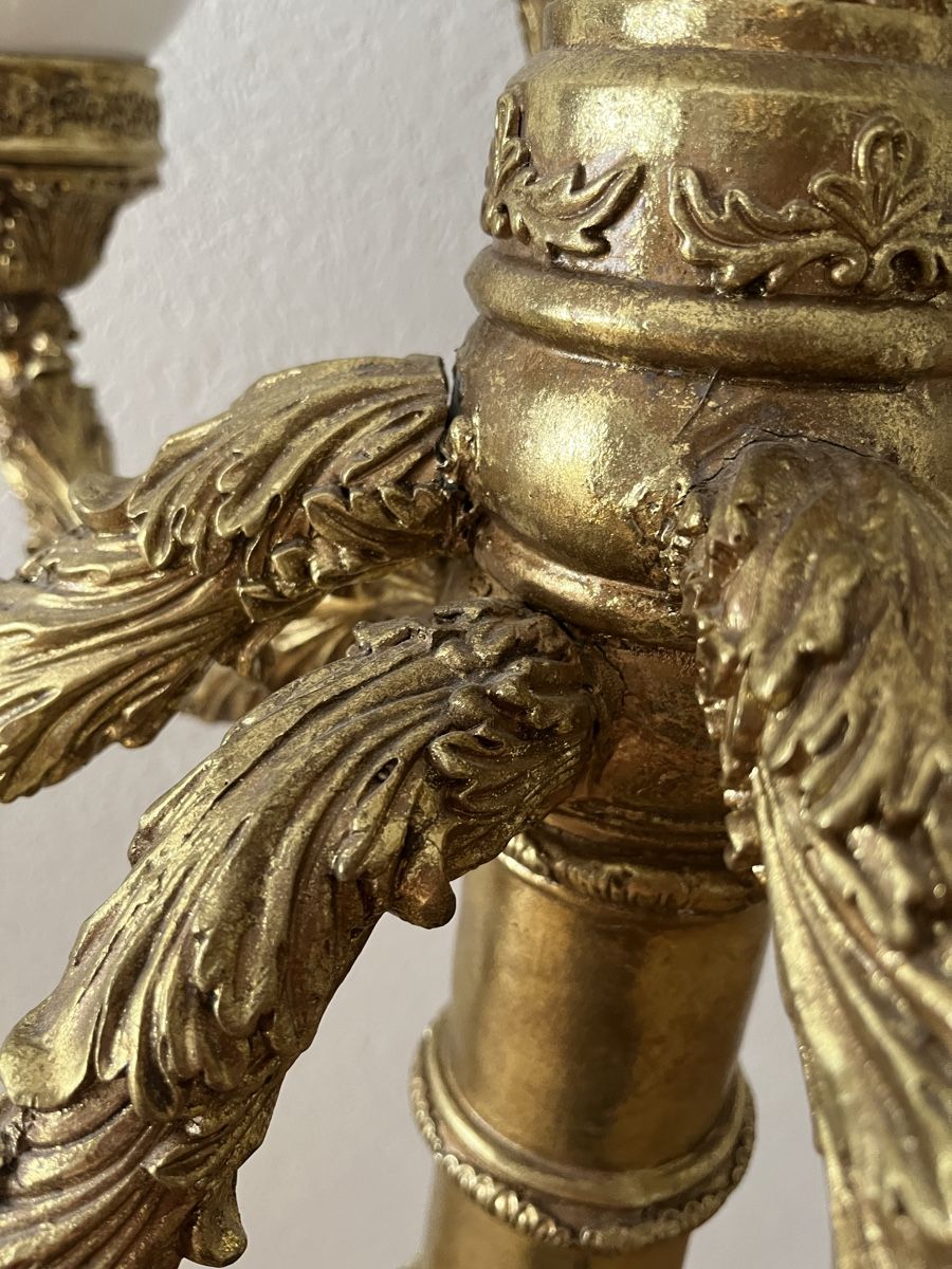 Lampade: 9 flammige Kandelaber-Stehlampe – Usato da Bern venduto da Snowtartine 5