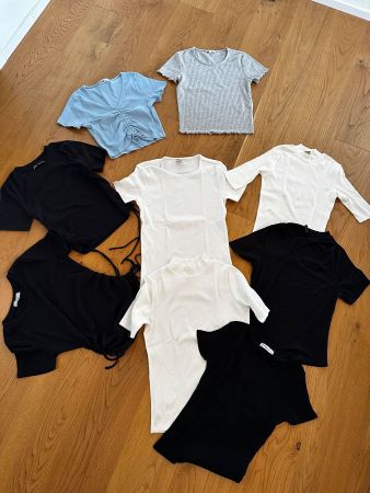 9 T-Shirts Gr. 34/36