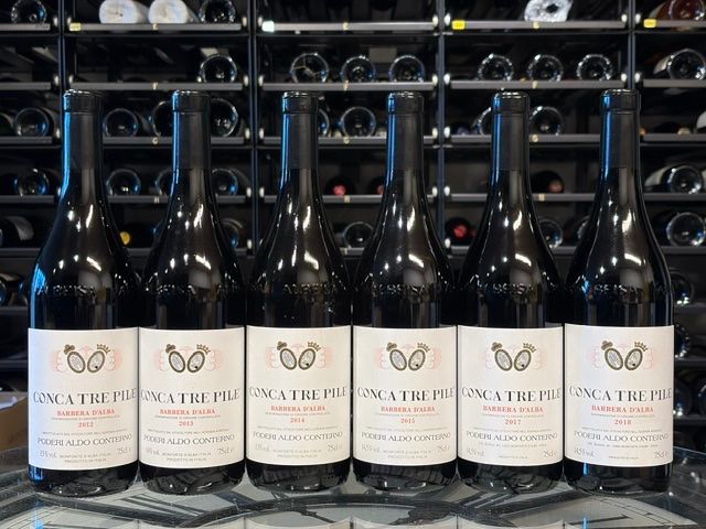 Wein: 6 verschiedene JG Poderi Aldo Conterno Conca Tre Pile – Neu und originalverpackt aus Muri AG von winklerweine