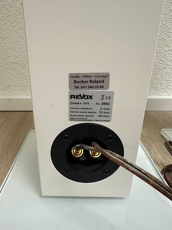 Revox Casse acustiche: Revox Column G70 Design Standlautsprecher Weiss – Usato da Obernau venduto da Arche_Noah_Brocki 7