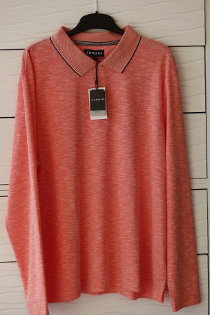 Herren Langarmpoloshirt Grösse 2XL von SERGIO - NEU