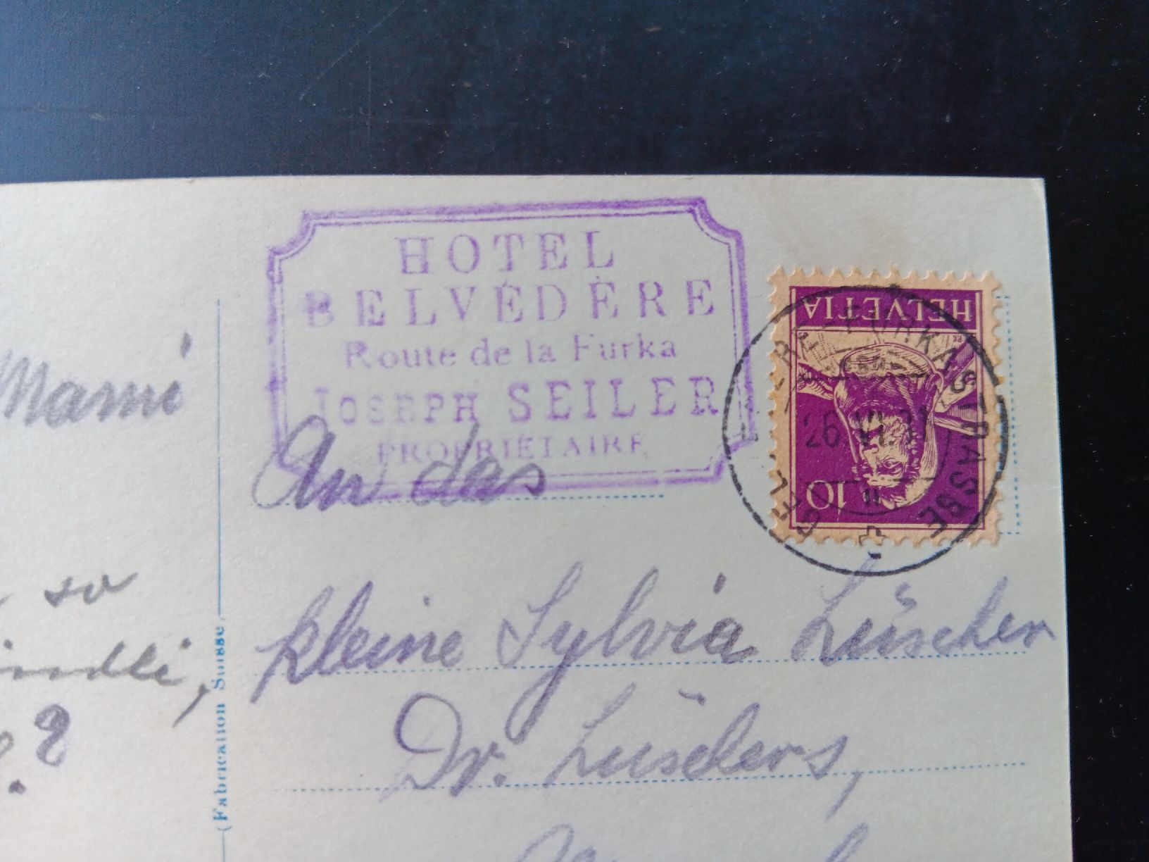 Cartes postales: Postkarte 1931 – D'occasion à Rodels par sol_pq169