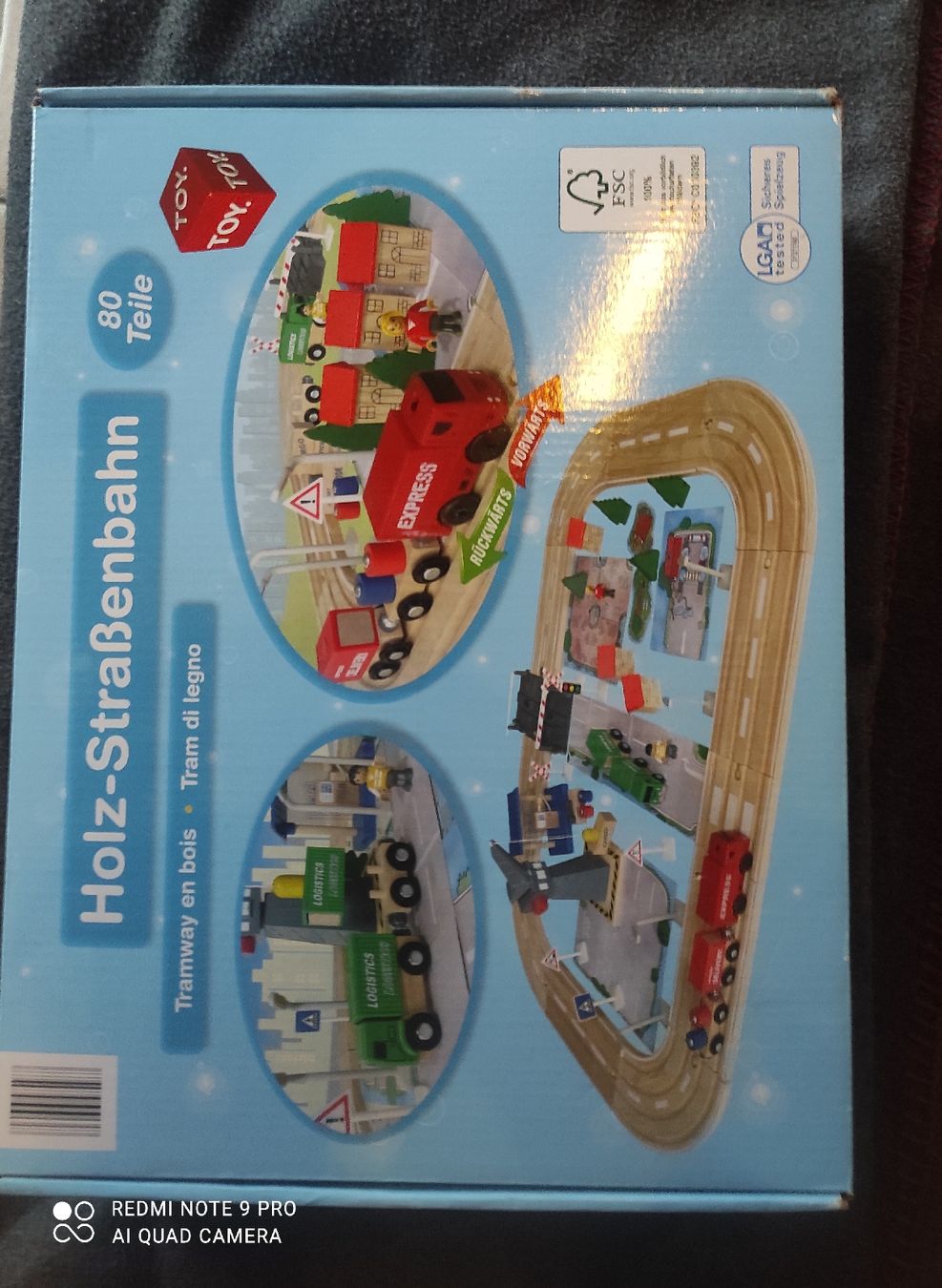 Baukästen: train en bois – Neu und originalverpackt aus Chavornay von Crowne 1