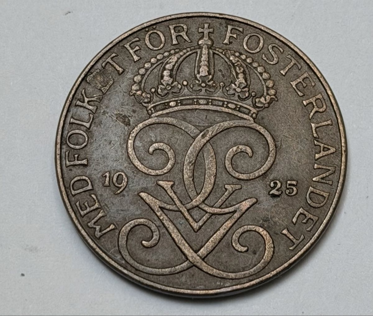 Tutti le monete: Pièce 5 Ore 1925 Suède 5 Kronor 1925 – Usato da La Tour-de-Trème venduto da Ahamaya
