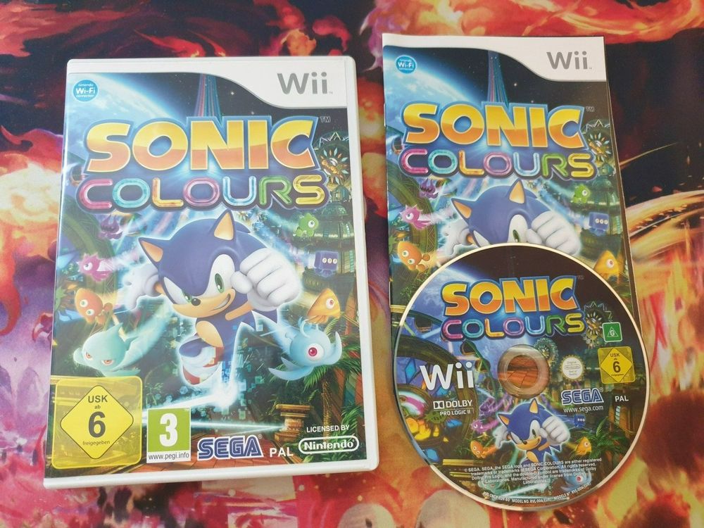 Sonic Colours Sur Nintendo Wii – Jeu Complet – En Espagnol – PEGI 3