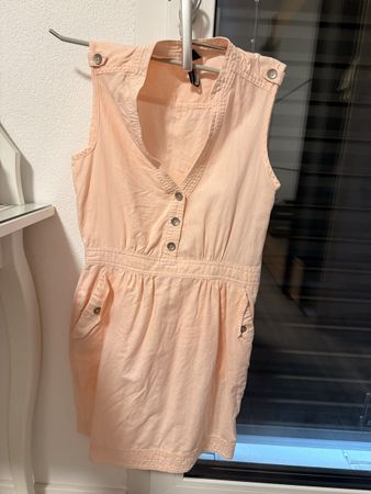 Kleid Mango aus leinen rosa Gr XS