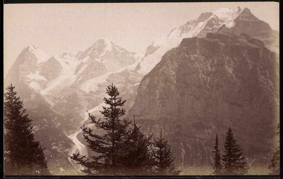Fotografie & Manifesti: Fotografie Mürren, der Eiger, Mönch un – Usato da Berlin venduto da bartko-reher