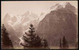 Fotografie Mürren, der Eiger, Mönch un