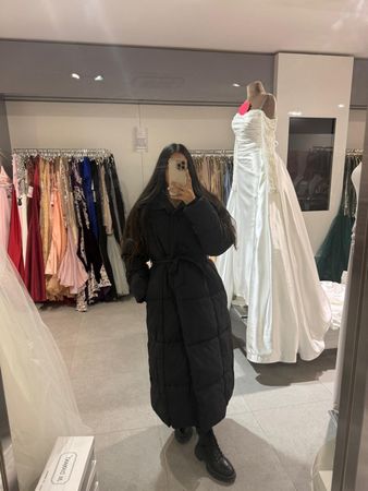 Magnifique doudoune noire longue et chaude - Taille (XL-XXL)