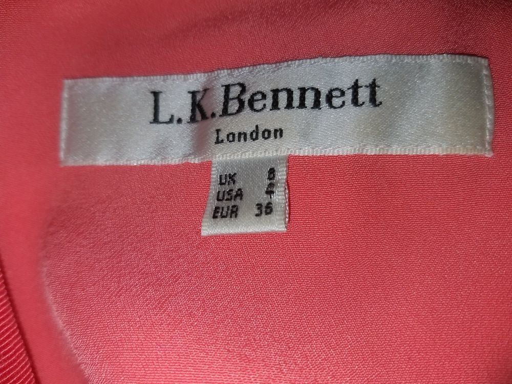 Kleider: Seidenkleid von L.K. Bennett, rosa, Gr. 34 – Gebraucht aus Waldkirch von alwiwasg 5