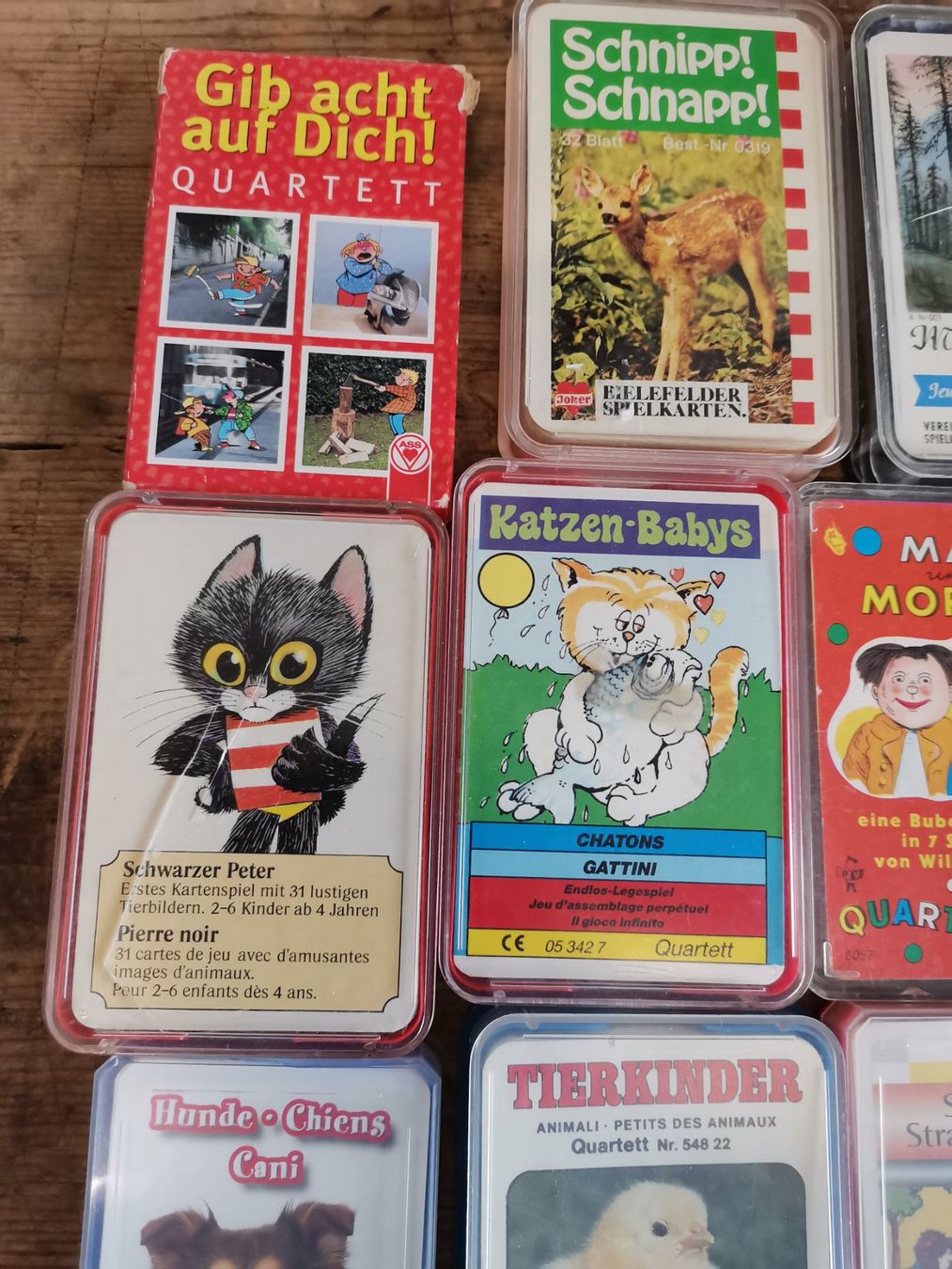 Jeux: Max und Moritz, Schwarzer Peter Quartett, Kinder Quartett, L – D'occasion à Wiedlisbach par materialkreislauf 1