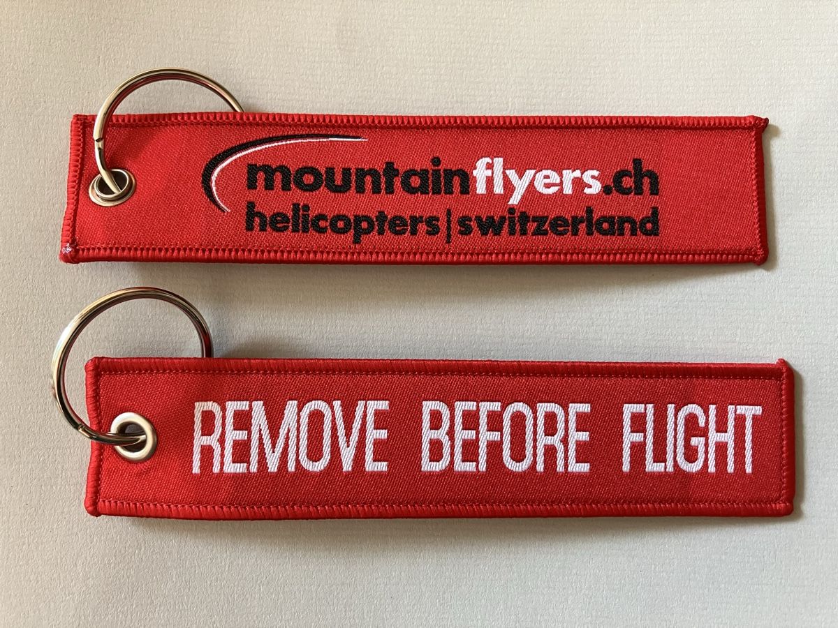 Portachiavi: Swiss Mountain flyers Helecopters Remove before Flight – Nuovo (secondo la descrizione) da Zürich venduto da Classic_Collection_Zurich