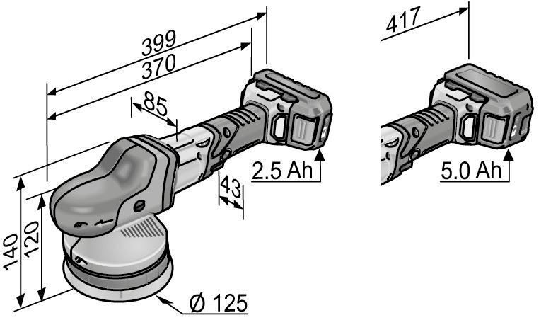 Flex Alle Werkzeuge: Flex XCE 8 125 18.0-EC Exzenterpolierer – Neu und originalverpackt aus Bottighofen von zaap 4