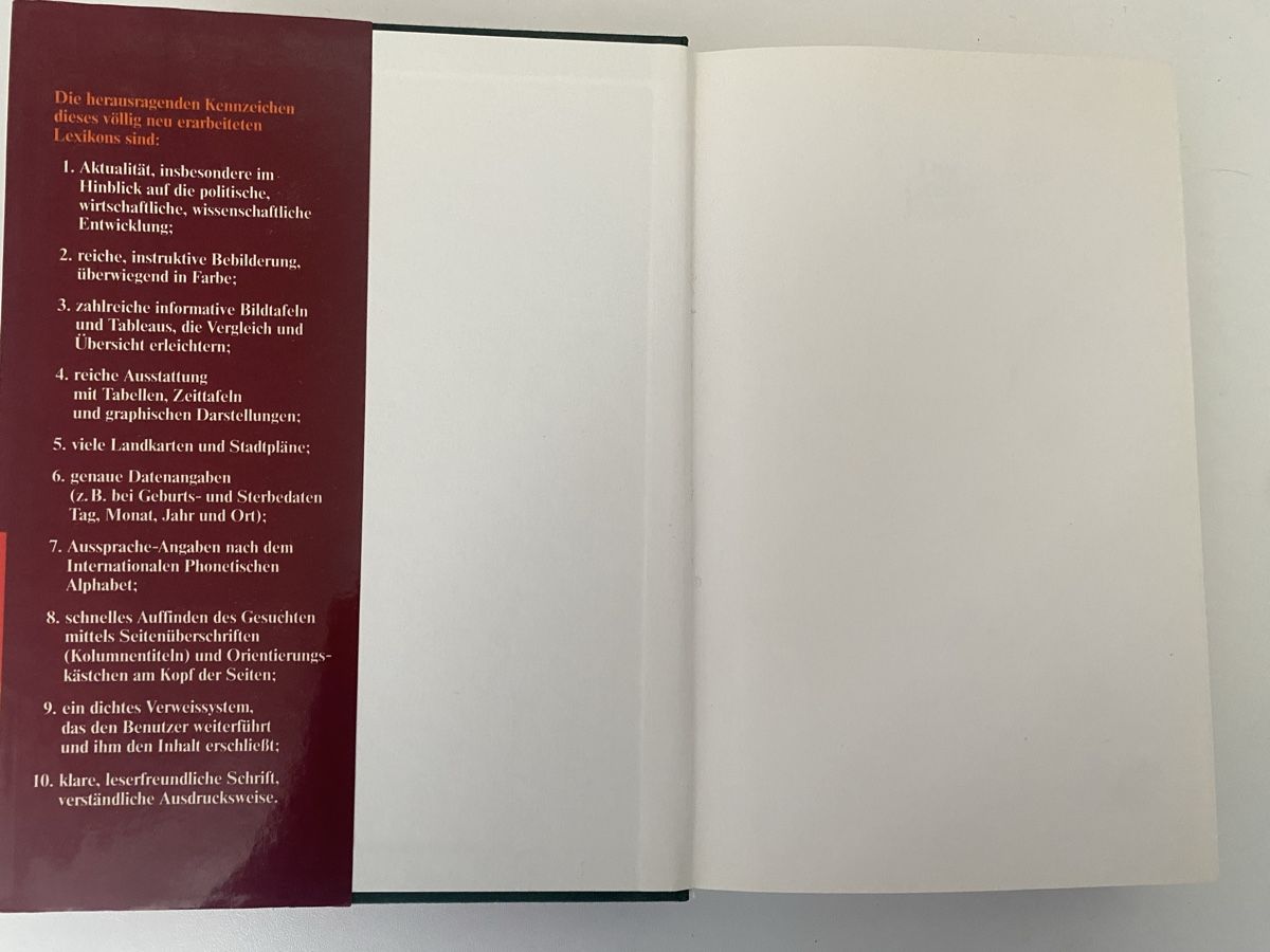Libri: Der Grosse Knaur Lexikon in 20 Bänder farbig – Nuovo (secondo la descrizione) da Meggen venduto da 6003Luzern 2