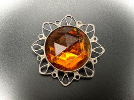 Schmuck Kopftuchhalter / Brosche, Vintage.
