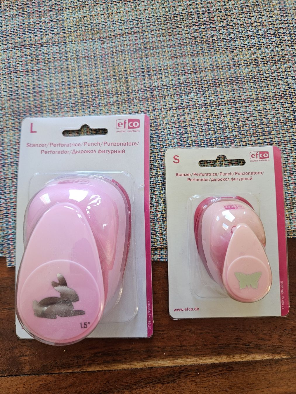 Bastelsets: Stanzer Motiv Hase und Schmetterling Efco – Neu und originalverpackt aus Hergiswil LU von val_58nl