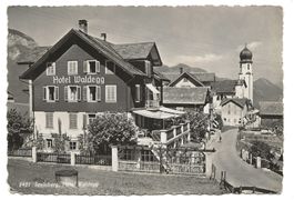 Seelisberg (UR) Hotel Waldegg - Kirche - Foto-AK - 1943